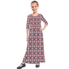 Df Chimayo Kids  Quarter Sleeve Maxi Dress by deformigo