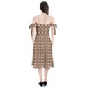 DF Areopag Shoulder Tie Bardot Midi Dress View2