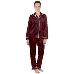 Df Rosendal Satin Long Sleeve Pyjamas Set