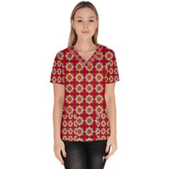 Df Polymorfia Women s V-neck Scrub Top by deformigo