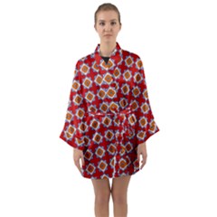 Df Polymorfia Long Sleeve Satin Kimono by deformigo