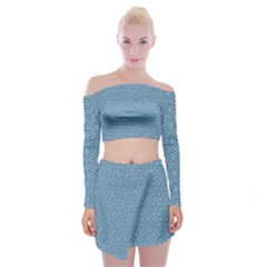 Df Normina Off Shoulder Top With Mini Skirt Set by deformigo