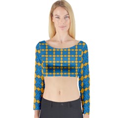 Df Jaisalmer Long Sleeve Crop Top by deformigo