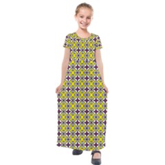 Df Florence Delem Kids  Short Sleeve Maxi Dress by deformigo