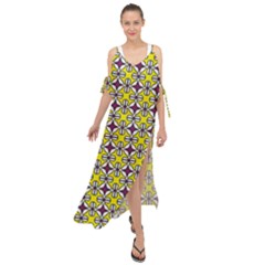 Df Florence Delem Maxi Chiffon Cover Up Dress by deformigo