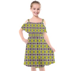 Df Florence Delem Kids  Cut Out Shoulders Chiffon Dress by deformigo