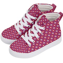 Df Magenta Rumor Kids  Hi-top Skate Sneakers by deformigo