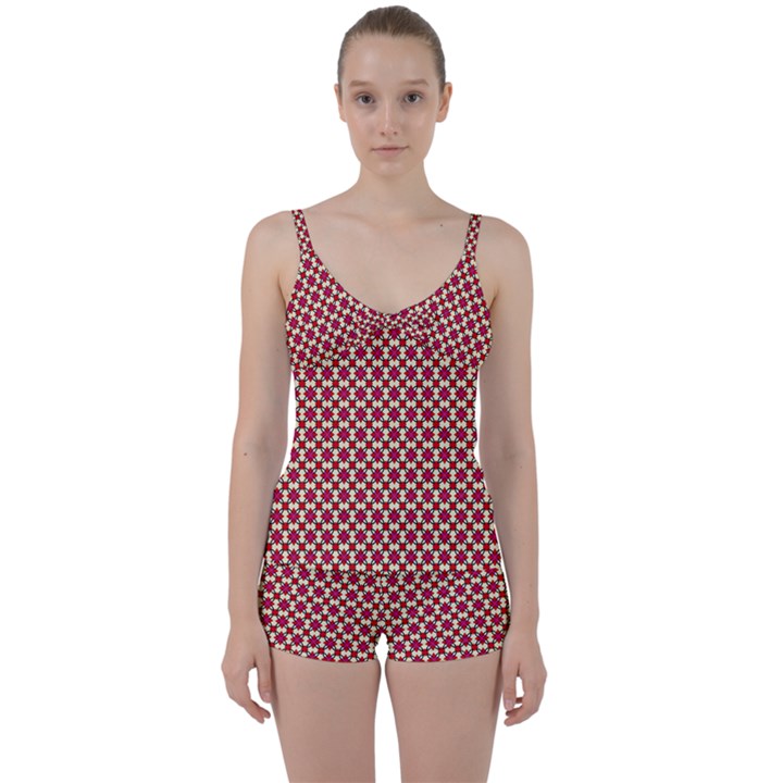 DF Avada Tie Front Two Piece Tankini