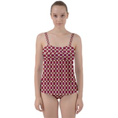 Df Avada Twist Front Tankini Set by deformigo