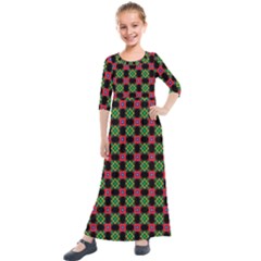 Df Heartflow Kids  Quarter Sleeve Maxi Dress by deformigo