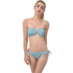 Df Shinna Dipti Twist Bandeau Bikini Set by deformigo