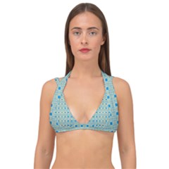 Df Shinna Dipti Double Strap Halter Bikini Top by deformigo