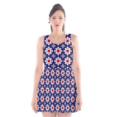 Df Batticalloa Scoop Neck Skater Dress by deformigo