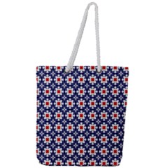 Df Batticalloa Full Print Rope Handle Tote (large) by deformigo