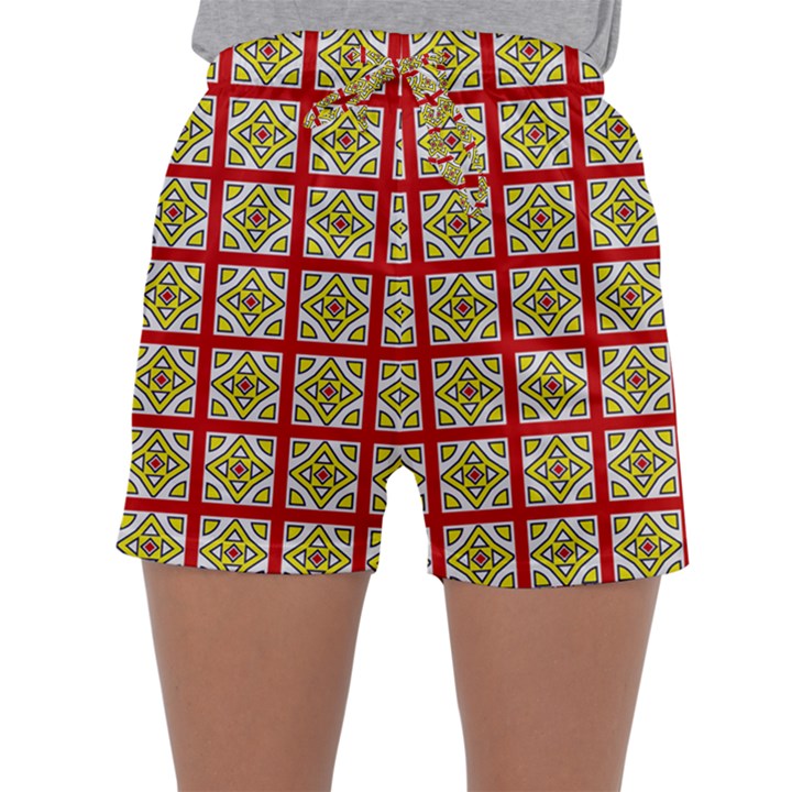 DF Hackberry Grid Sleepwear Shorts