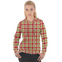 Df Hackberry Grid Women s Overhead Hoodie by deformigo