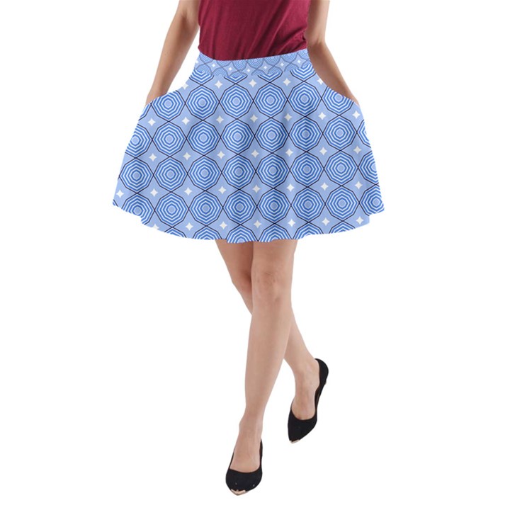 DF Alabaster A-Line Pocket Skirt