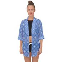 Df Alabaster Open Front Chiffon Kimono by deformigo