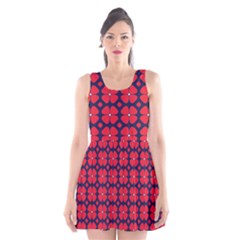 Df Clematis Scoop Neck Skater Dress by deformigo