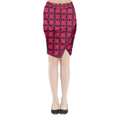 Df Clematis Midi Wrap Pencil Skirt by deformigo