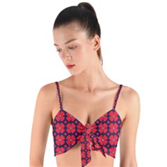 Df Clematis Woven Tie Front Bralet by deformigo