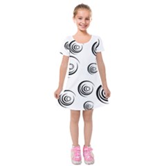 Rounder Ii Kids  Short Sleeve Velvet Dress