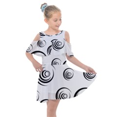 Rounder Ii Kids  Shoulder Cutout Chiffon Dress by anthromahe