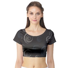 Rounder Iii Short Sleeve Crop Top by anthromahe