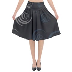 Rounder Iii Flared Midi Skirt by anthromahe