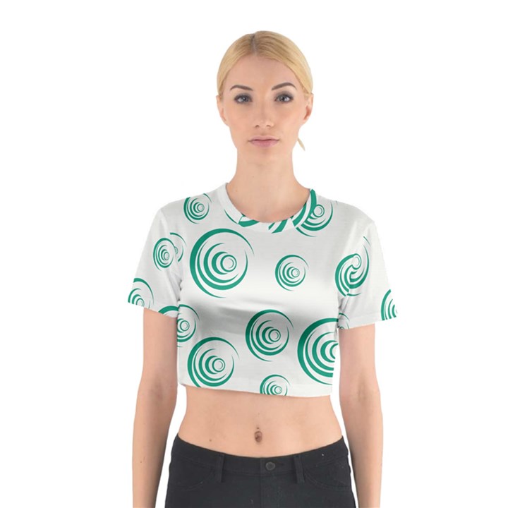 Rounder V Cotton Crop Top