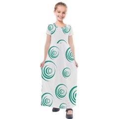 Rounder V Kids  Short Sleeve Maxi Dress