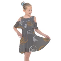 Rounder Vi Kids  Shoulder Cutout Chiffon Dress by anthromahe