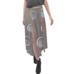 Rounder Vi Velour Split Maxi Skirt by anthromahe