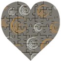 Rounder VI Wooden Puzzle Heart View1