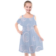 Rounder Vii Kids  Cut Out Shoulders Chiffon Dress by anthromahe