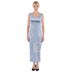 Rounder Vii Fitted Maxi Dress by anthromahe