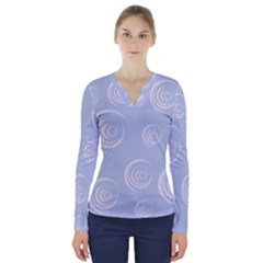 Rounder Vii V-neck Long Sleeve Top by anthromahe