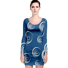 Rounder Viii Long Sleeve Bodycon Dress by anthromahe