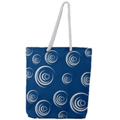 Rounder Viii Full Print Rope Handle Tote (large) by anthromahe