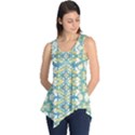 Colored Geometric Ornate Patterned Print Sleeveless Tunic View1