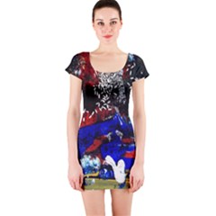 Holidays 1 1 Short Sleeve Bodycon Dress