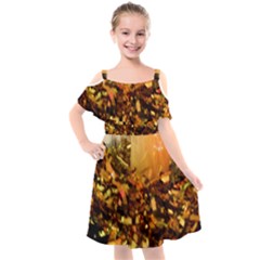 Christmas Tree  1 1 Kids  Cut Out Shoulders Chiffon Dress by bestdesignintheworld