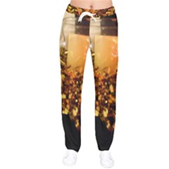 Christmas Tree  1 1 Women Velvet Drawstring Pants