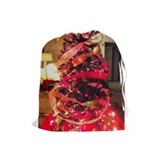 Christmas Tree  1 3 Drawstring Pouch (large) by bestdesignintheworld