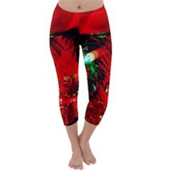 Christmas Tree  1 5 Capri Winter Leggings  by bestdesignintheworld