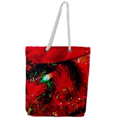 Christmas Tree  1 5 Full Print Rope Handle Tote (large) by bestdesignintheworld