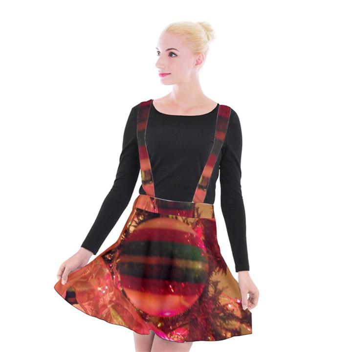 Christmas Tree  1 6 Suspender Skater Skirt