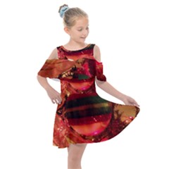 Christmas Tree  1 6 Kids  Shoulder Cutout Chiffon Dress by bestdesignintheworld