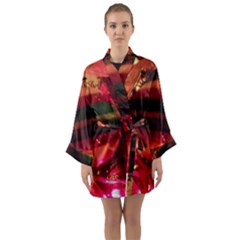 Christmas Tree  1 6 Long Sleeve Satin Kimono by bestdesignintheworld