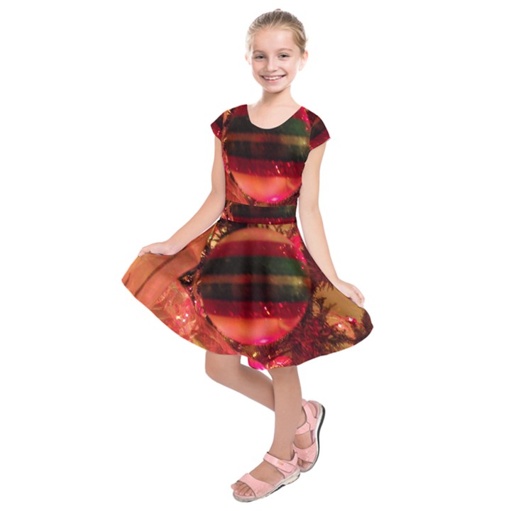 Christmas Tree  1 6 Kids  Short Sleeve Dress